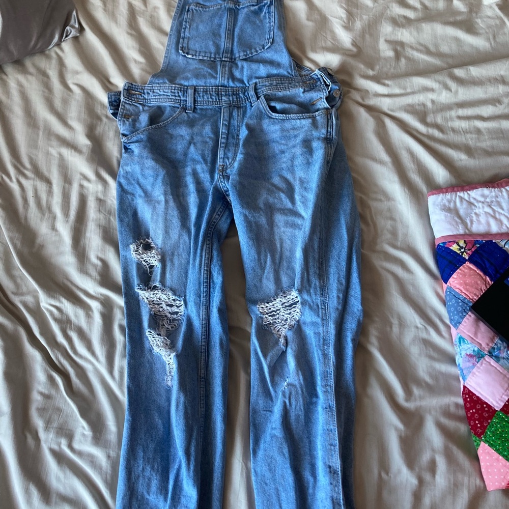 Women's Blue Denim Overalls